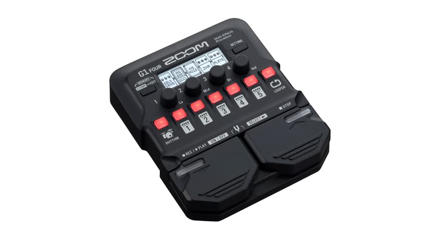 Zoom G1-Four pedaal met 45 unieke geluiden specifiek voor de saz (Alleen telefonisch te bestellen)