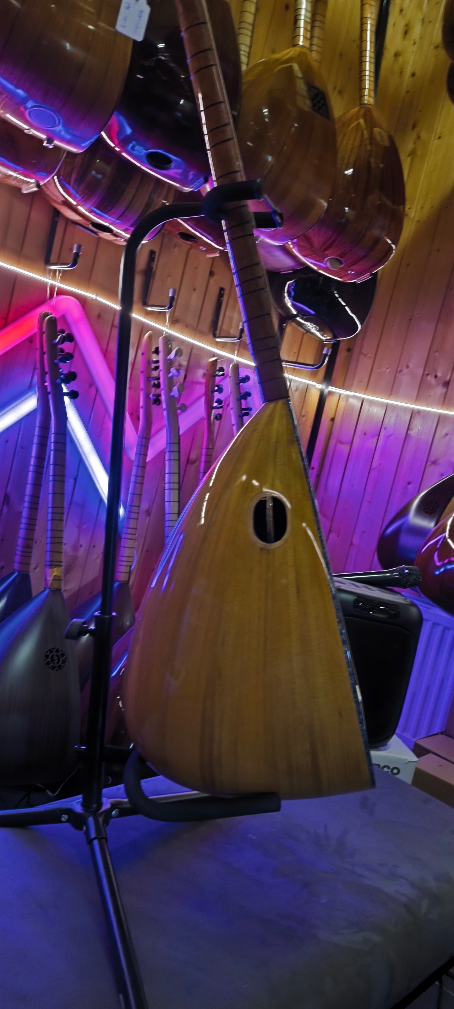Saz-Baglama Standaard Statief Houder