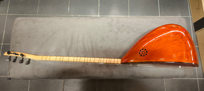 Linkshandige Saz! Model voor Beginners, Lange Hals, Kersen Hout 39,5 cm Klankkast 1358180224